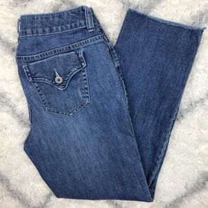 Simply Vera Vera Wang crop ankle distressed jeans